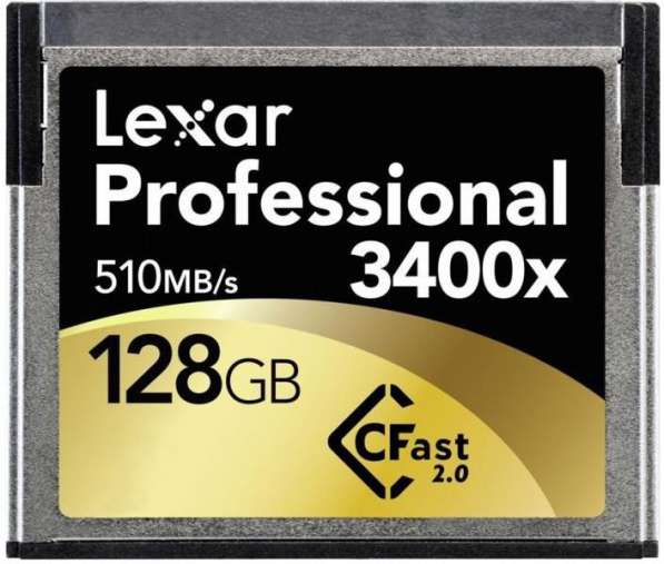 Lexar Professional 3400x CFast 2.0 128GB