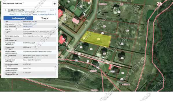 realty_mapper3.plot_in_locationИндивидуальное жилищное ст-во. Есть Электричество, Газ. в Москве фото 47