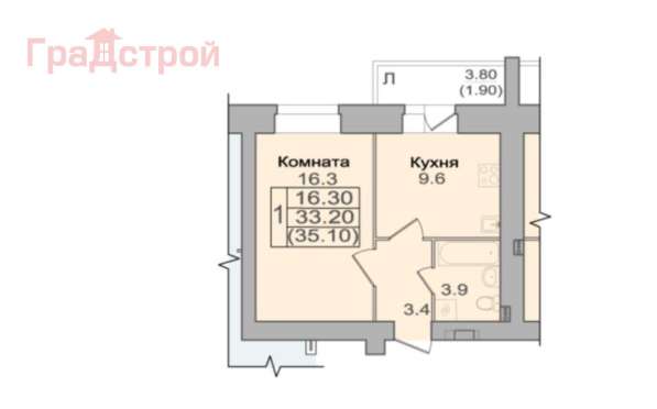 Продам однокомнатную квартиру в Вологда.Жилая площадь 35,10 кв.м.Этаж 2.Есть Балкон. в Вологде
