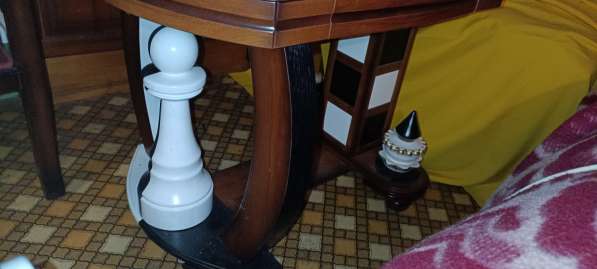 Новый шахматный стол из массива дуба в фото 3