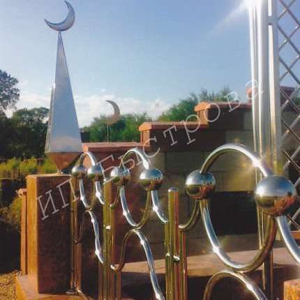 Перила из нержавеющей стали в фото 31