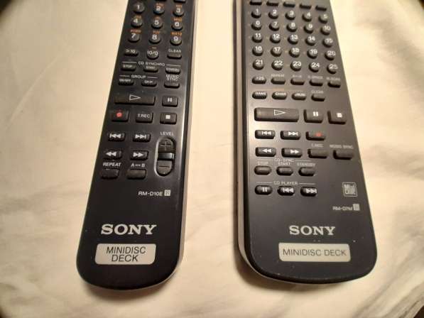 Пульты от минидисковых дек SONY в Челябинске фото 5