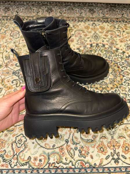 Ботинки кожаные