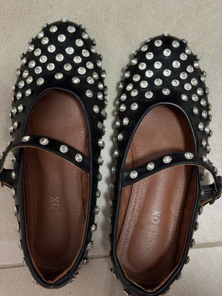 Балетки со стразами