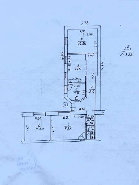 Продаётся в Донецке (ДНР) 3-к квартира, 106,9 м2, 1/1 эт