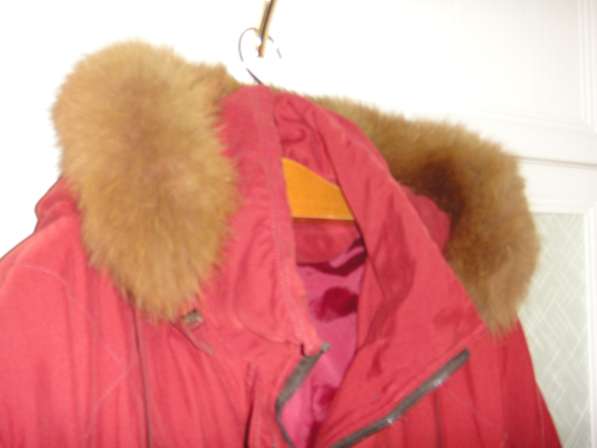Куртка красно-коричневая, Финляндия, 60 размер в Санкт-Петербурге фото 3