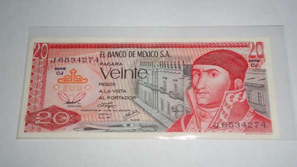 Мексика, 20 песо, 1976 г., Unc