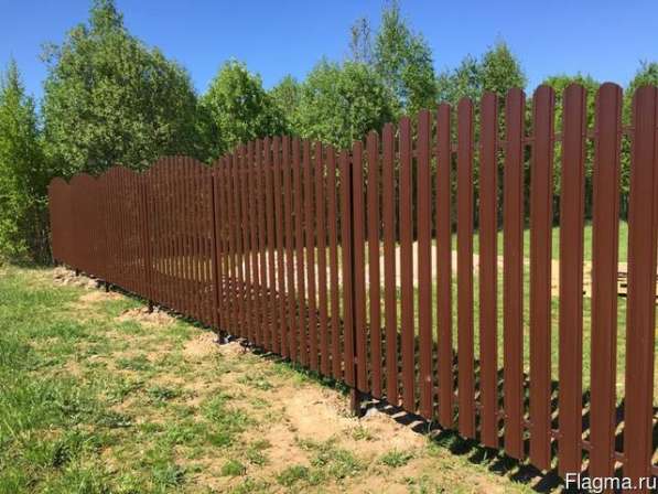 Штакетник металлический