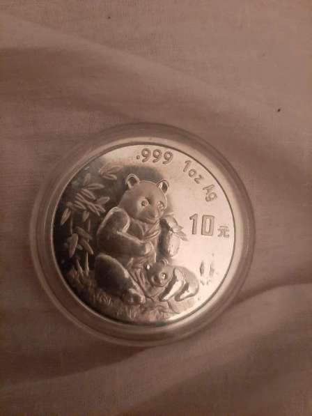 10 юаней, Панда, серебро в Челябинске фото 3