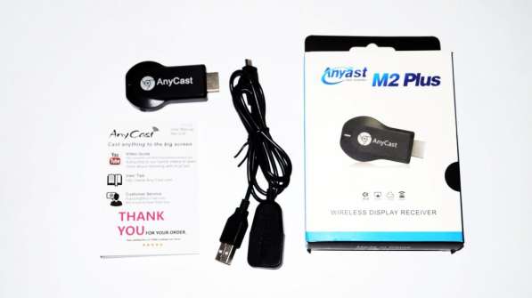 Медиаплеер Miracast AnyCast M2 Plus HDMI с встроенным Wi-Fi