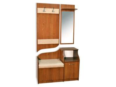 Прихожая Евромебель ПР-3 Орех в Барнауле