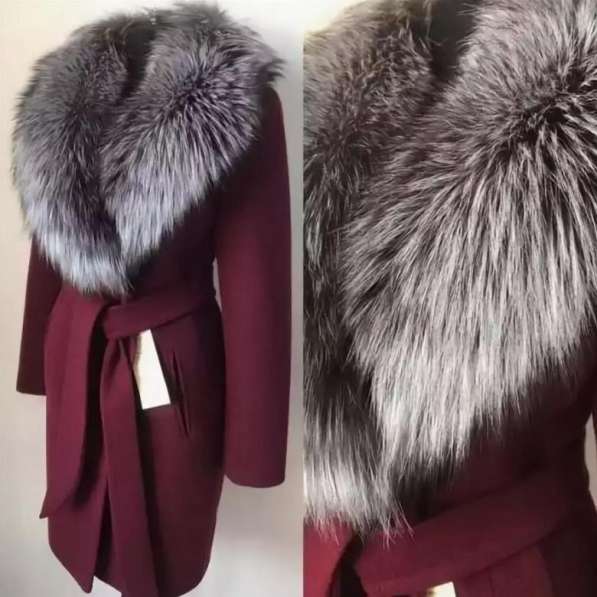Пальто с натуральным мехом
