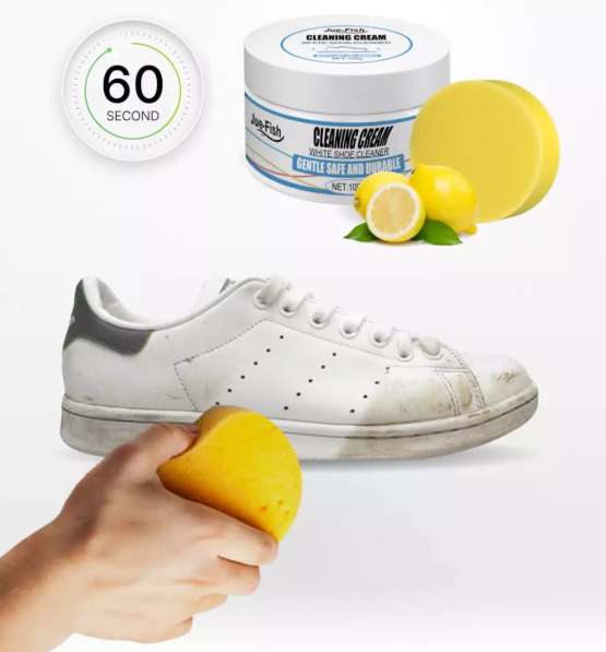 White shoe cleaner