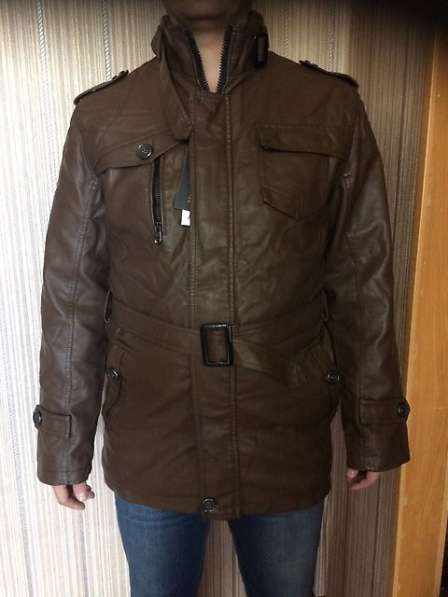 Куртка мужская новая коричневая 52-54 размер в Комсомольске-на-Амуре фото 6