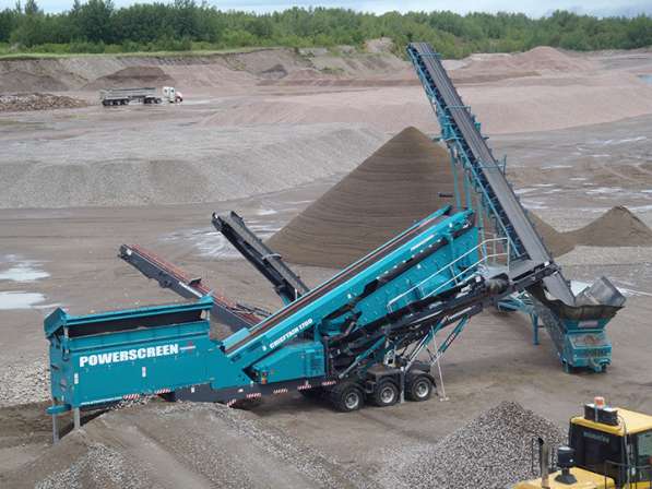 Запчасти гусеничного хода грохотов PowerScreen