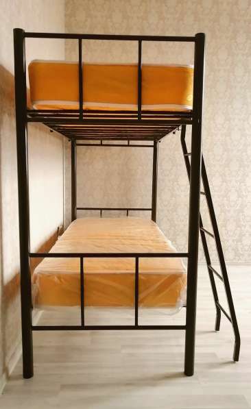 Кровати на металлокаркасе, двухъярусные, односпальные в Ялте фото 5