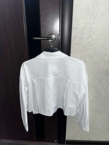Рубашка, укороченная, белая в Самаре