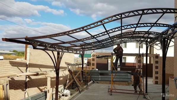Навесы всех видов производство в Москве фото 3