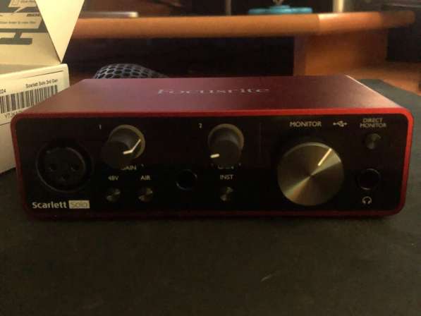 Звуковая карта focusrite solo 3 gen в Москве фото 4