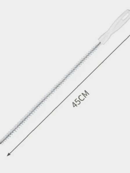 Ёршик-щуп для прочистки волосяных засоров в раковине,душевой