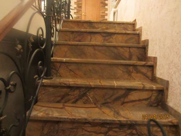 Лестницы из натурального камня мрамора и гранита в Подольске фото 11