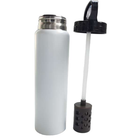 High quality sports stainless steel filter water bottle в 