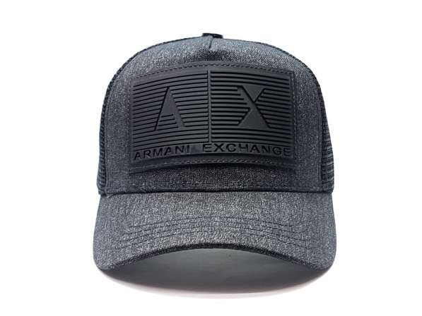 Бейсболка кепка Armani Exchange (серый) сетка в Москве фото 3