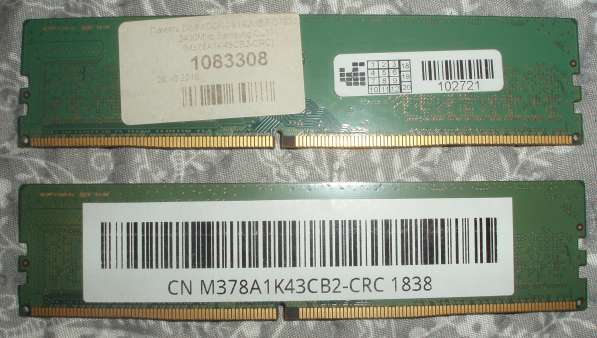 Продам модули SAMSUNG (M378A1K43CB2-CRC) 2x8 гб в Новокузнецке фото 10