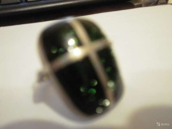 Винтаж перстень камень авантюрин темно-зеленый 80 в Москве фото 10