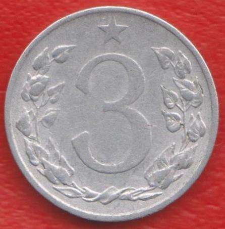 Чехословакия 3 геллера 1953 г.