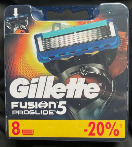 Кассеты для бритья Gillette (Mach3, Fusion5,Fusion Proglide) в Москве фото 5