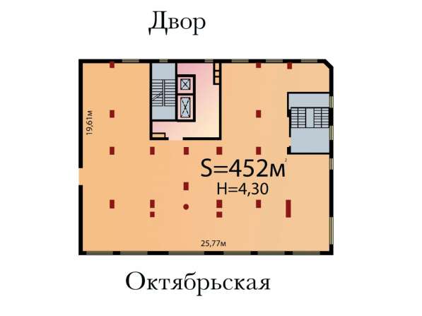 Торгово-офисное помещение 1000 м2 в Центре города в Краснодаре фото 3