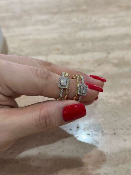 Бриллинтовые сережки в Сочи фото 3