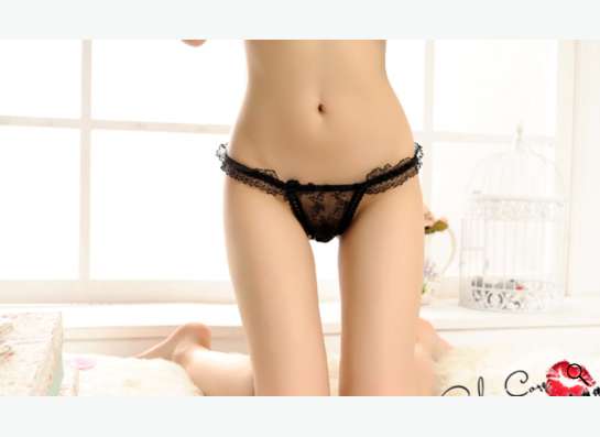 сексуальные трусики с бантиком черного цвета, НОВЫЕ в Санкт-Петербурге фото 4