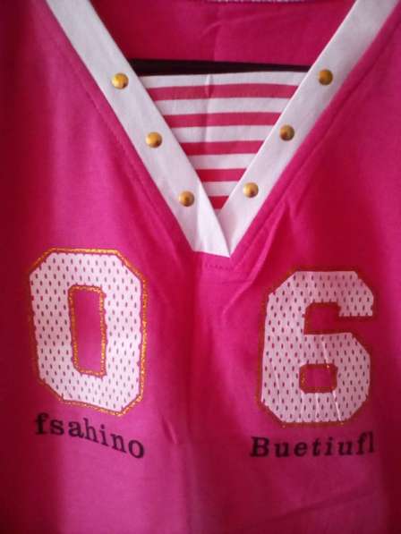 Новая футболка летняя розовая красивая в Самаре