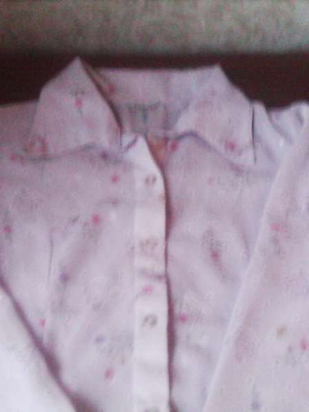 Шелковая блузка L