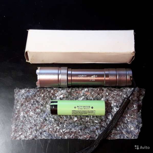 Светодиодный фонарик + Аккумулятор 18650