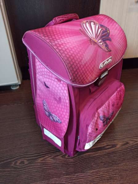 Ранец розовый для девочки, Herlitz butterfly