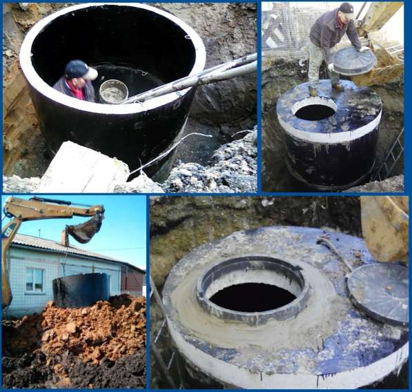 Установка шамбо, канализации в Хабаровске фото 4