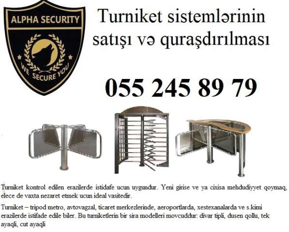 ✺Turniket qurasdirma✺