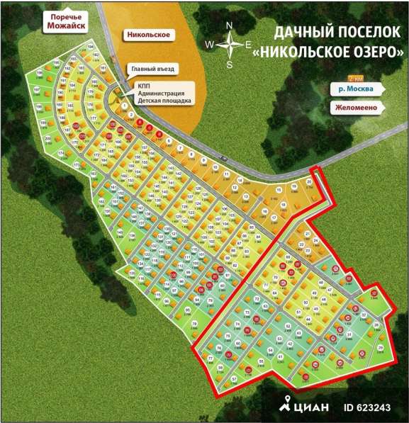 Дачные уч-ки у можайского водохрохронилища в Москве фото 9