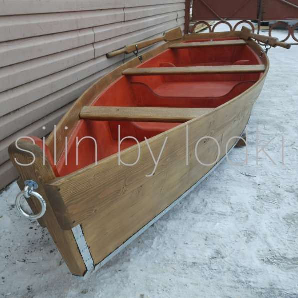 Лодка деревянная в Новосибирске фото 3
