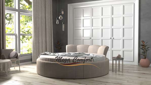 Круглая интерьерная кровать «Жемчужина» в Москве фото 4