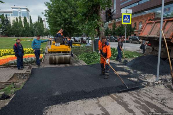 Асфальтирование Яхрома, укладка асфальтовой крошки в Яхроме фото 4