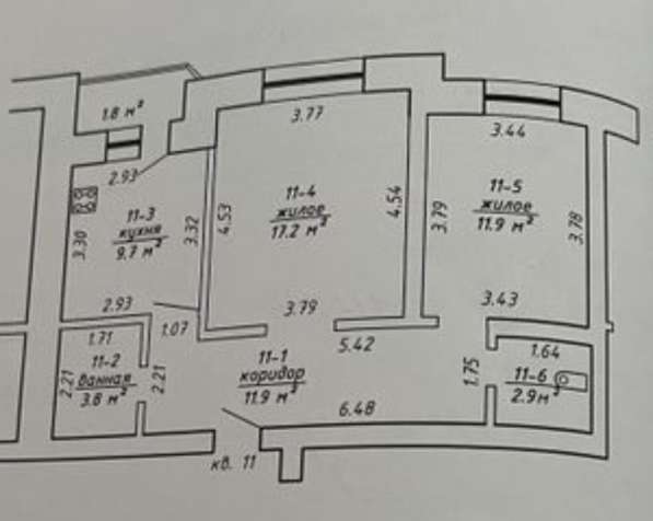 Продам 2 х комнатную квартиру в Бресте в фото 3