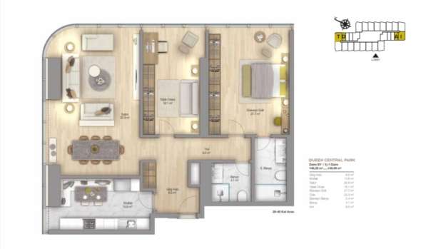 3-к. квартира 148м ² Турция, Стамбул, Шишли в фото 7
