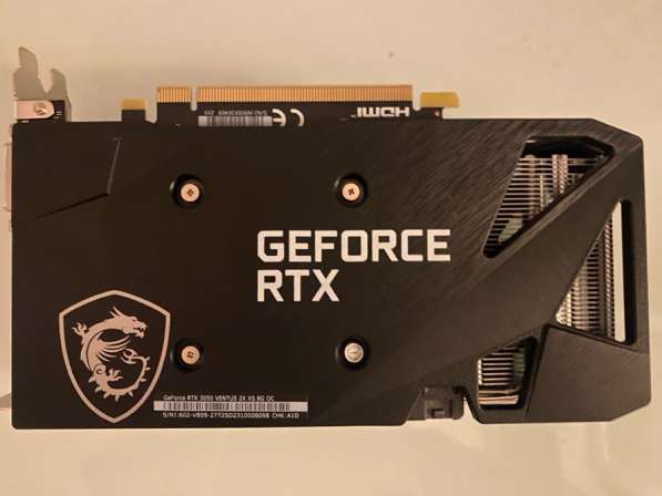 Видеокарта Nvidia GeForce RTX 3050 MSI 8Gb