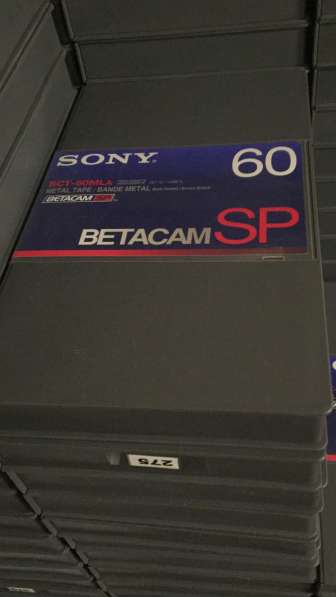 Большие (архивные) кассеты BETACAM SP в Москве фото 3