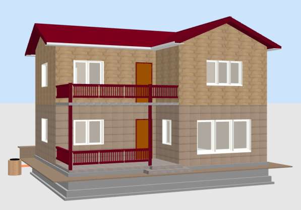 Архитектурная проработка индивидуального дома в Феодосии