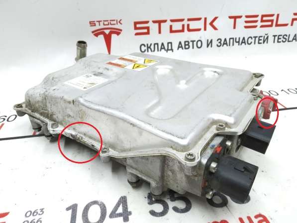 З/ч Тесла. Конвертер DCDC REV01 с повреждением Tesla model S